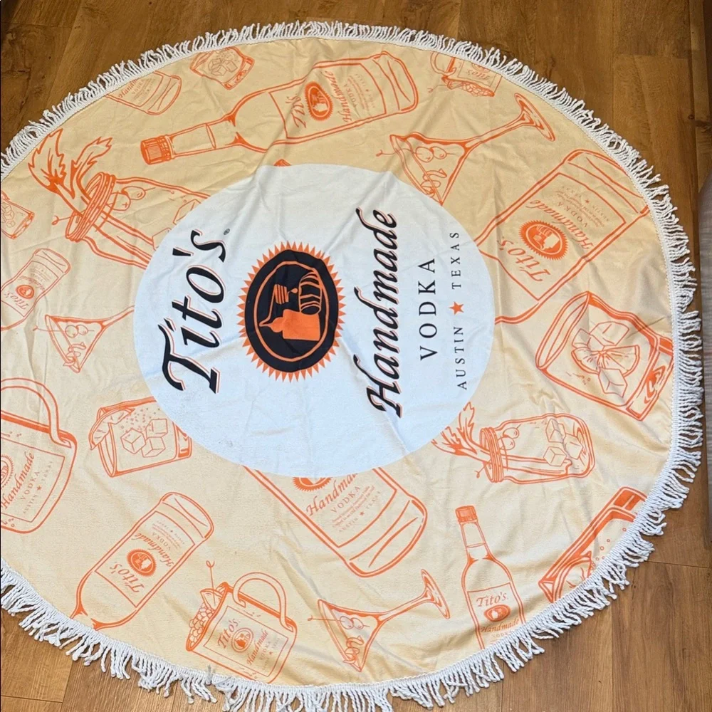 Tito's Handmade Vodka Blanket with Fringe - Picture 2 of 3